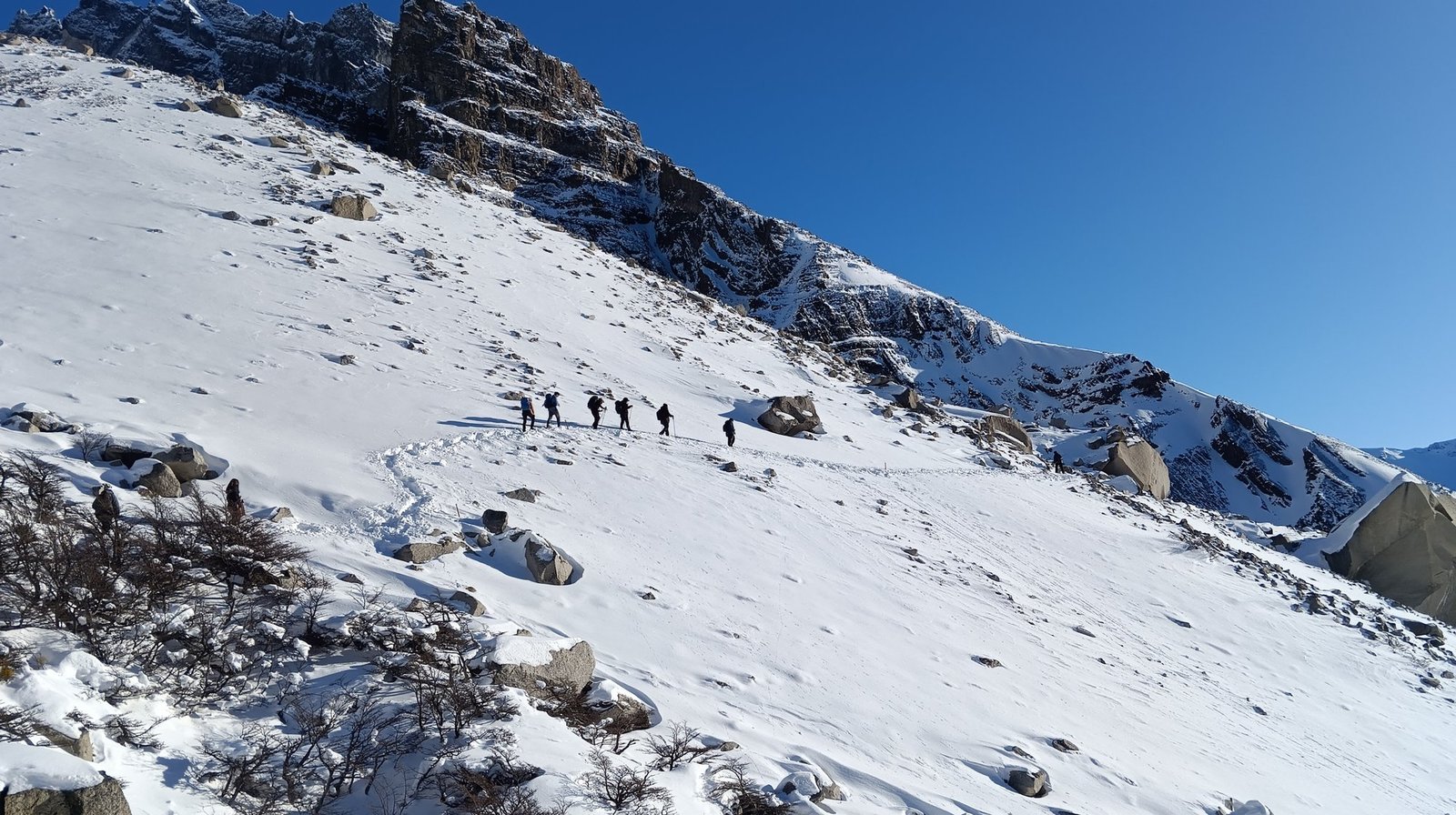 Última esfuerzo antes del mirador
