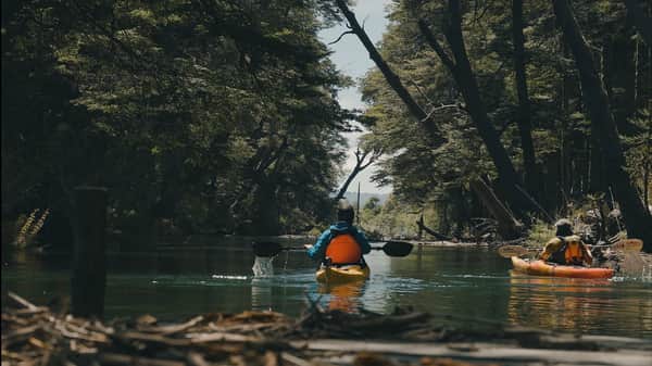 Kayak en Lago Icalma 12