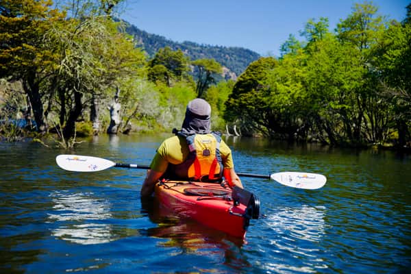 Kayak en Lago Icalma 1