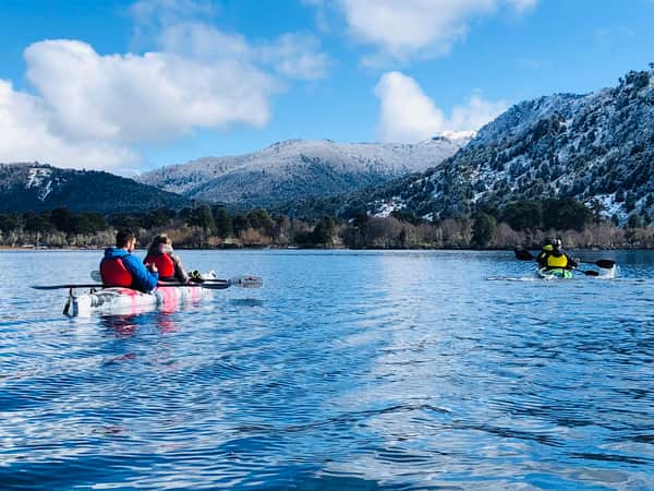 Kayak en Lago Icalma 11