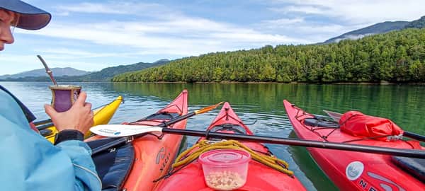 Kayak Puyuhuapi Fjord and Queulat Glacier 4