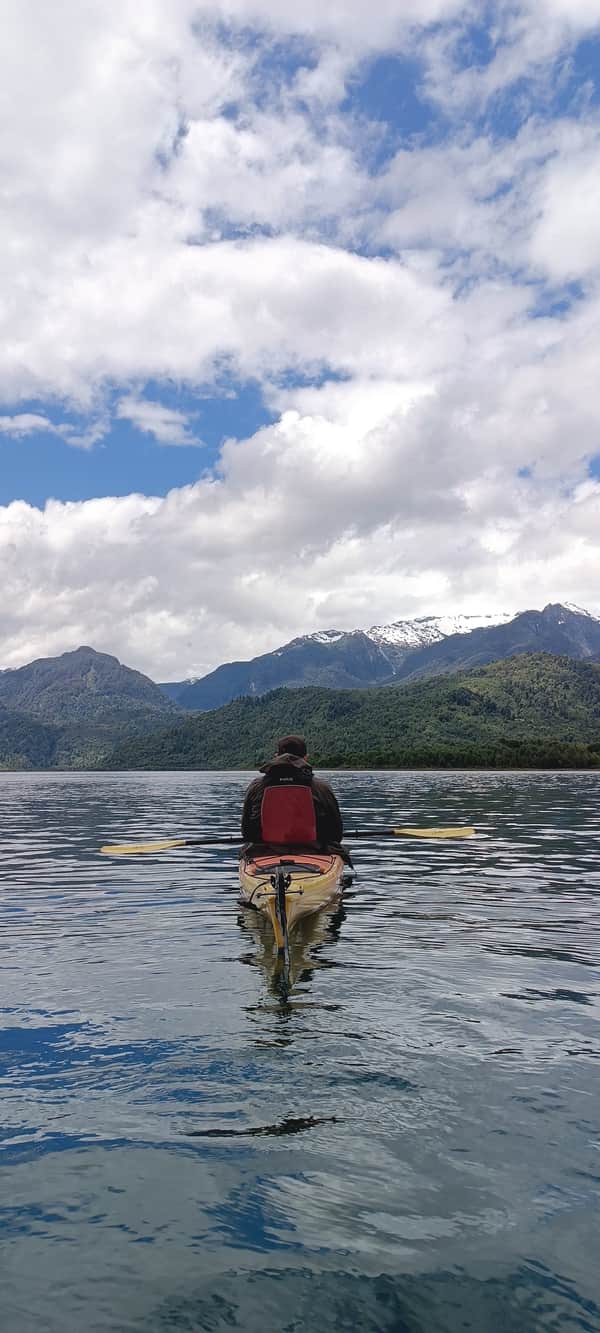 Kayak Puyuhuapi Fjord and Queulat Glacier