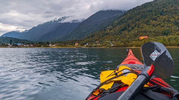 Kayak Puyuhuapi Fjord and Queulat Glacier 5