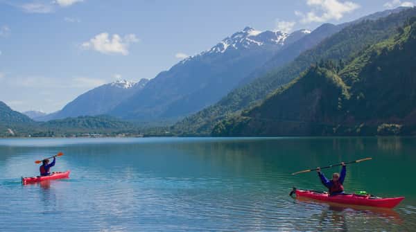 Kayak Puyuhuapi Fjord and Queulat Glacier 2