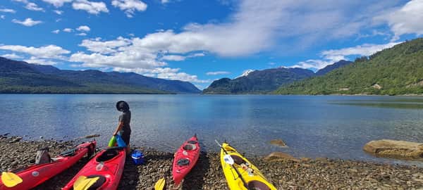 Kayak Puyuhuapi Fjord and Queulat Glacier 3