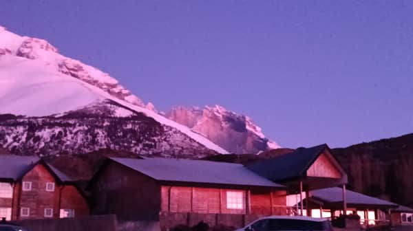 Vista del comienzo de la caminata