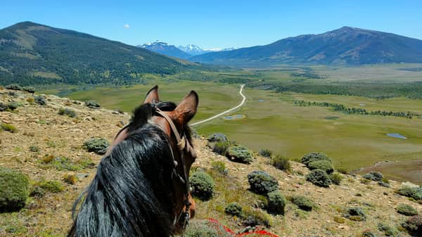 A caballo en una auténtica estancia patagonica ! 3