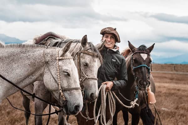A caballo en una auténtica estancia patagonica ! 8