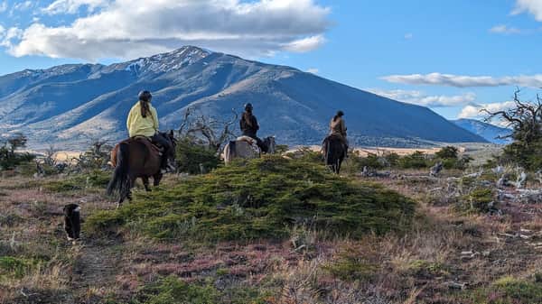 A caballo en una auténtica estancia patagonica ! 7