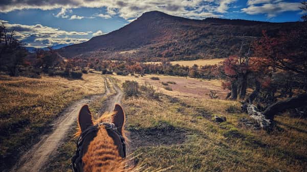 A caballo en una auténtica estancia patagonica ! 6