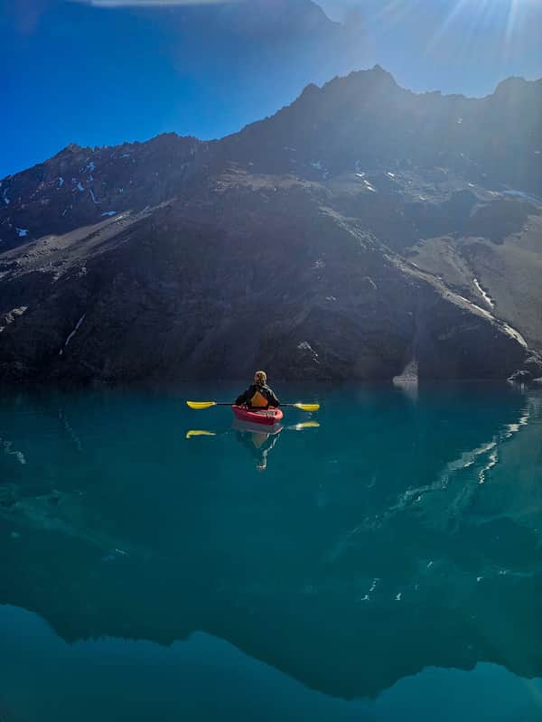 Kayak Laguna del Inca 3