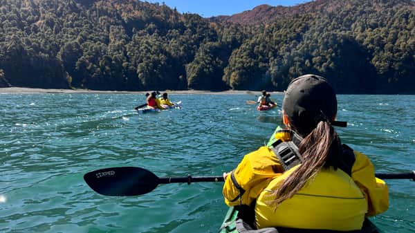 Kayak en Lago Conguillio 2