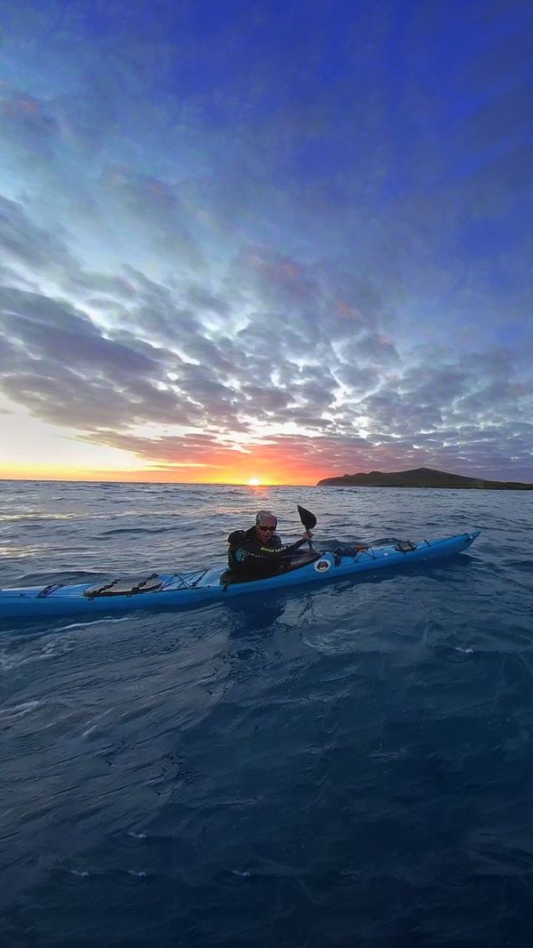 Amanecer en kayak en el ombligo del mundo 